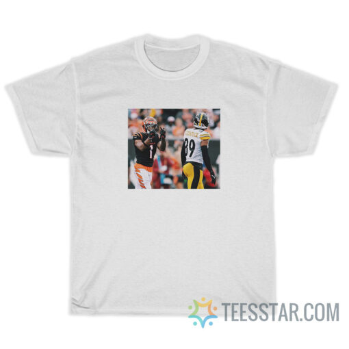 Bengals Ja’Marr Chase Steelers S Minkah Fitzpatrick T-Shirt