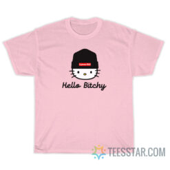 Hello Bitchy Hello Kitty Parody T-Shirt