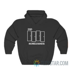 End Homelessness Black Flag Parody Hoodie