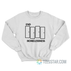 End Homelessness Black Flag Parody Sweatshirt