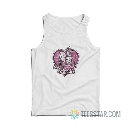 My Chemical Romance Zombie Girl Logo Tank Top