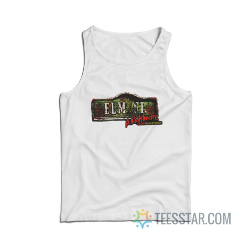 Nightmare on Elm Street Sign Tank Top