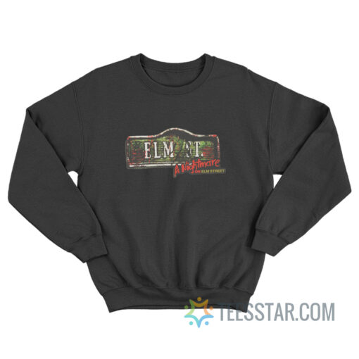 Nightmare on Elm Street Sign Sweatshirt