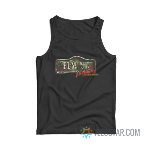 Nightmare on Elm Street Sign Tank Top