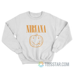 Nirvana Halloween Pumpkin Logo Sweatshirt