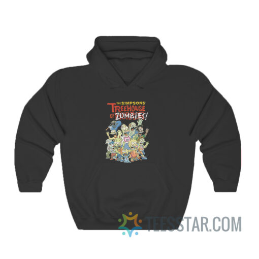 The Simpsons Treehouse Of Horror Zombies Hoodie