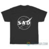 NASA Logo Sad Emo T-Shirt