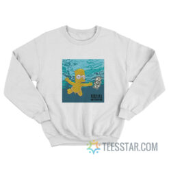 Bart Simpson Parody Nirvana Nevermind Sweatshirt