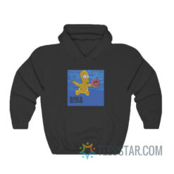 Homer Simpson Parody Nirvana Nevermind Hoodie