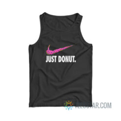 Just Donut Nike Parody Tank Top