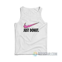 Just Donut Nike Parody Tank Top