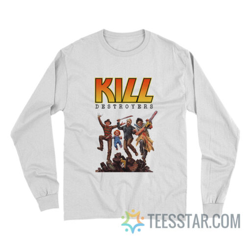 Kill Destroyers Serial Killers Kiss Parody Long Sleeve