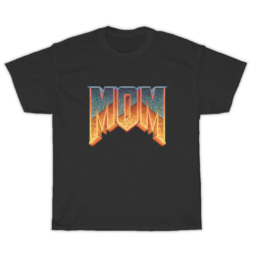 Mom Doom Logo Parody T-Shirt