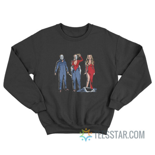 Michael Myers Transformation To Mariah Carey Sweatshirt