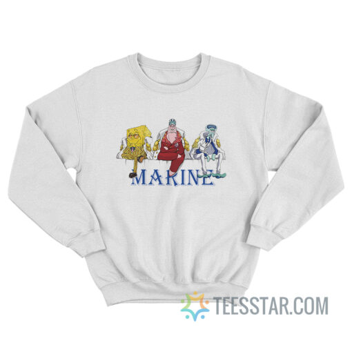 One Piece Admirals SpongeBob Version Sweatshirt