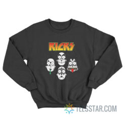 Rick And Morty Parody Kiss Sweatshirt