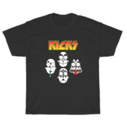 Rick And Morty Parody Kiss T-Shirt