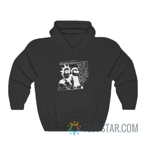 Rick And Morty Sonic Youth Parody Hoodie