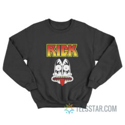 Rick Tongue Kiss Parody Sweatshirt