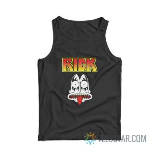 Rick Tongue Kiss Parody Tank Top