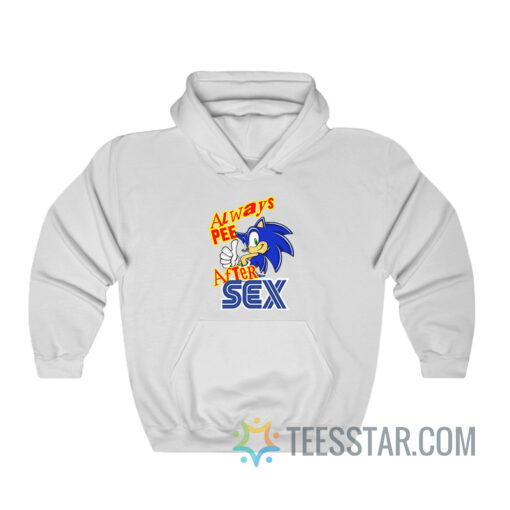 Sonic Always Pee After Sex Hoodie