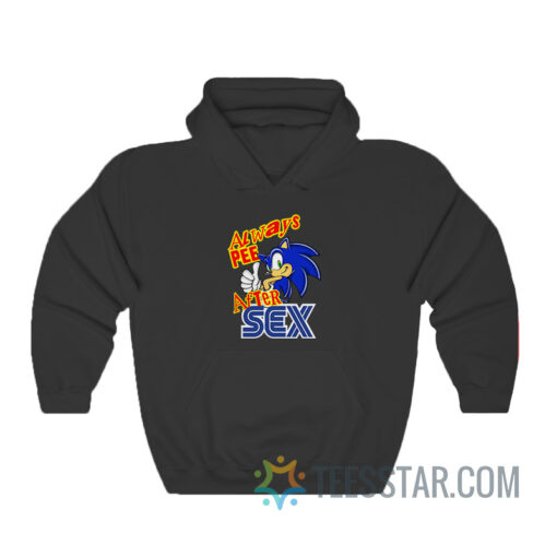 Sonic Always Pee After Sex Hoodie