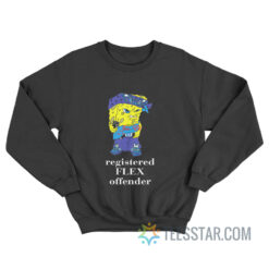 Spongebob Registered Flex Offender Sweatshirt