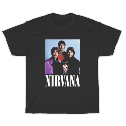 Nirvana The Beatles Parody T-Shirt