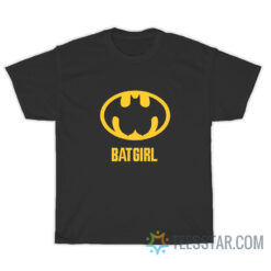 Batgirl Batman Boob Logo T-Shirt