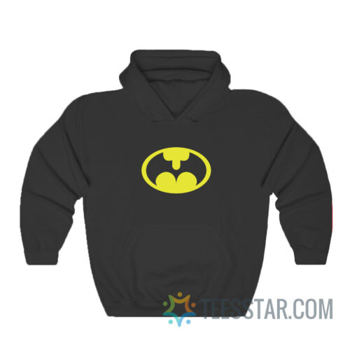 Batman Logo Parody Dick And Butt Hoodie