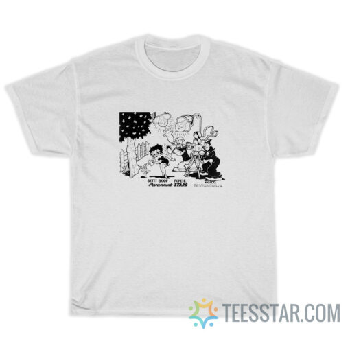 Betty Boop Popeye And Koko The Clown T-Shirt