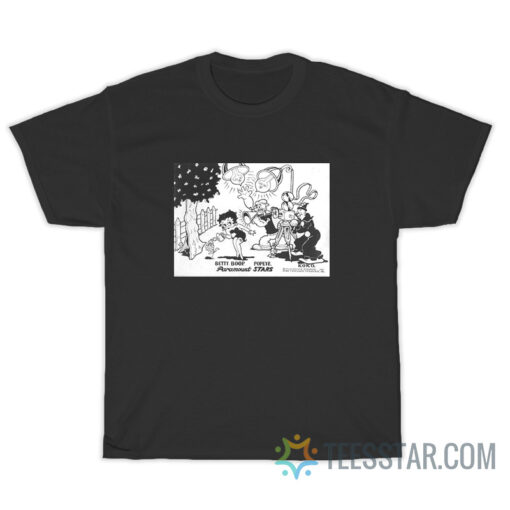 Betty Boop Popeye And Koko The Clown T-Shirt