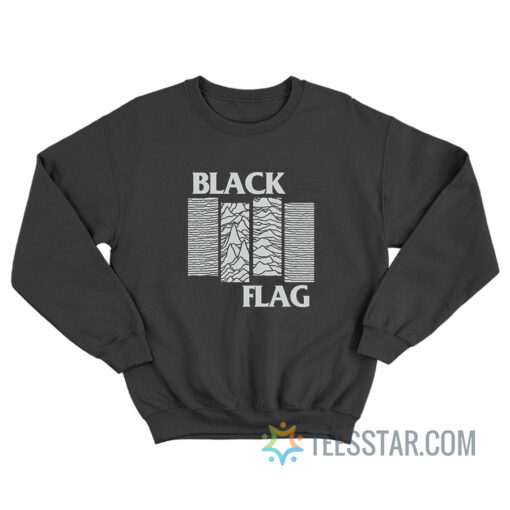 Black Flag Joy Division Parody Sweatshirt