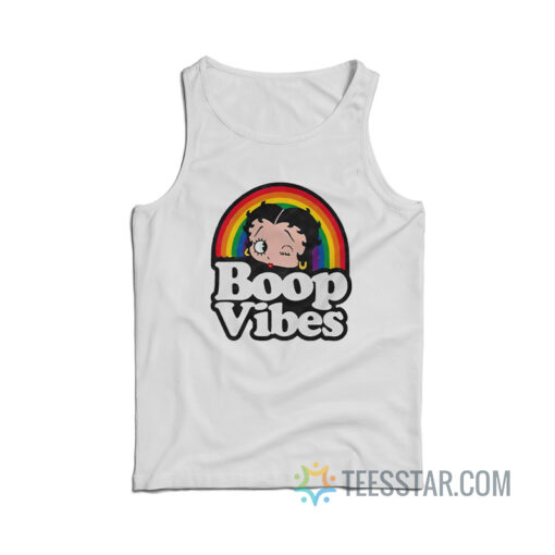 Boop Vibes Betty Boop Rainbow Good Vibes Tank Top