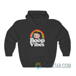 Boop Vibes Betty Boop Rainbow Good Vibes Hoodie