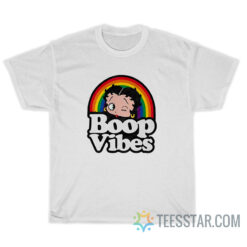 Boop Vibes Betty Boop Rainbow Good Vibes T-Shirt