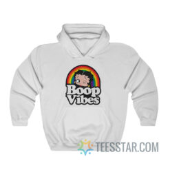 Boop Vibes Betty Boop Rainbow Good Vibes Hoodie