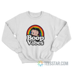 Boop Vibes Betty Boop Rainbow Good Vibes Sweatshirt