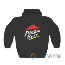 Pizza Butt Logo Parody Hoodie