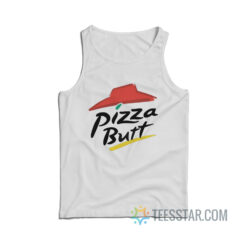 Pizza Butt Logo Parody Tank Top