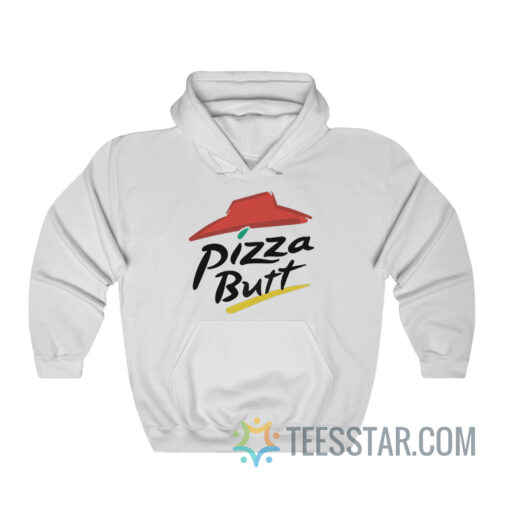 Pizza Butt Logo Parody Hoodie