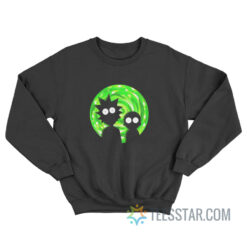 Rick And Morty Portal Silhouette Sweatshirt