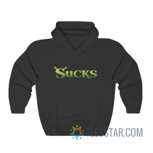 Shrek Sucks Logo Parody Hoodie