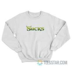 Shrek Sucks Logo Parody Sweatshirt