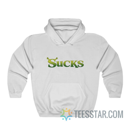 Shrek Sucks Logo Parody Hoodie