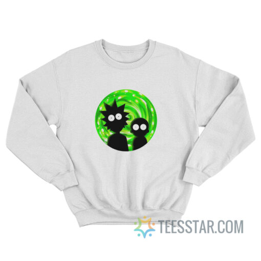 Rick And Morty Portal Silhouette Sweatshirt