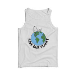 Vintage Save Our Planet Snoopy Tank Top