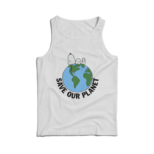 Vintage Save Our Planet Snoopy Tank Top