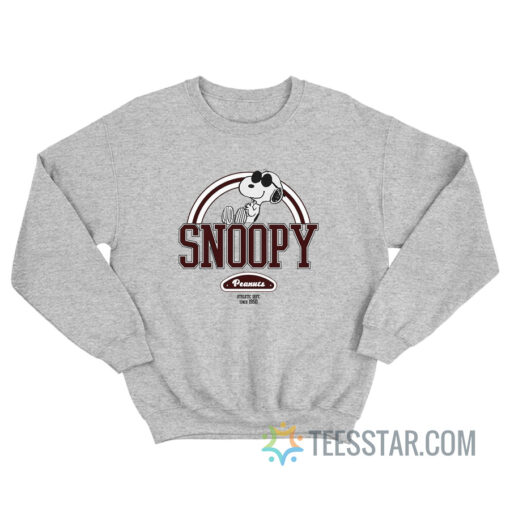 Vintage Snoopy Peanuts Athletic Dept Since 1950 Sweatshirt