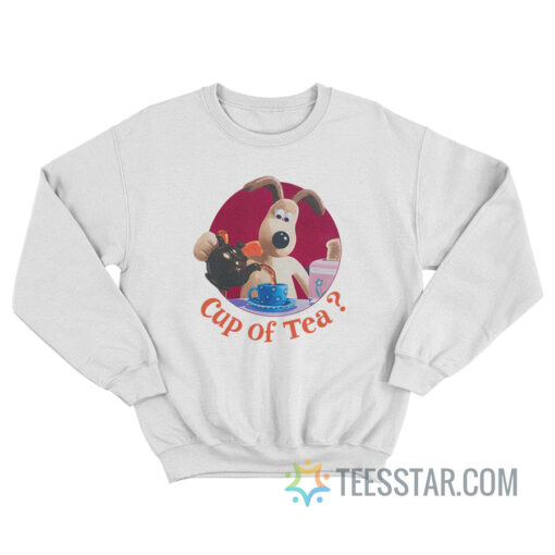 Vintage Wallace And Gromit Cup Of Tea 1989 Sweatshirt